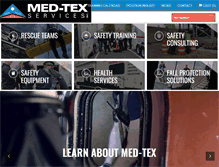 Tablet Screenshot of med-texservices.com